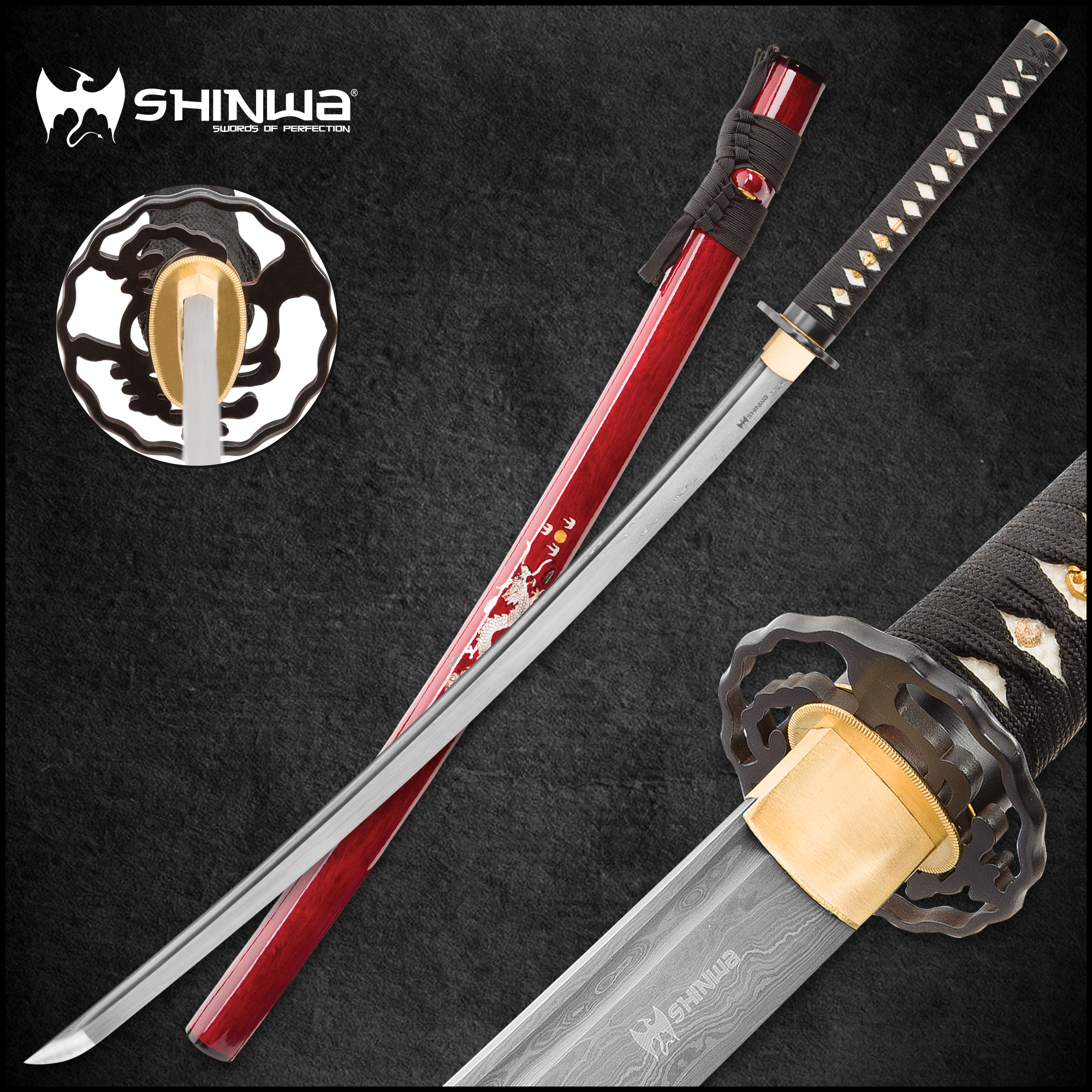 Shinwa Imperial Dragon Handmade Katana / Samurai Sword